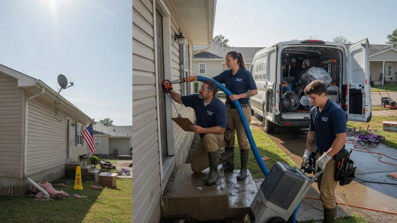 Ceiling Water Damage Restoration in Perryville, AR near me